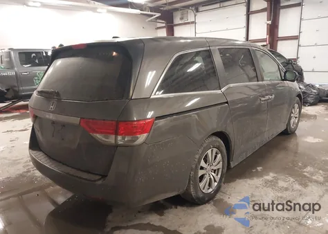 2014 Honda Odyssey Ex-L from USA, damaged, VIN 5FNRL5H68EB017352